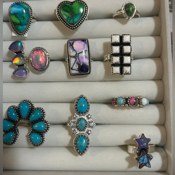 Turquoise rings - Picture 2 of 2